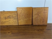 Three Wood Engravings