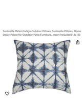 Sunbrella Midori Indigo Outdoor Pillows