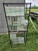 Glass Blocks on rack