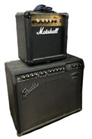 Fender Deluxe 900 & Marshall MG10CD Combo Amps