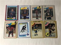8 Vintage Rookie Hockey Cards #1