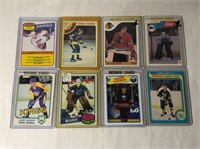 8 Vintage Rookie Hockey Cards #2