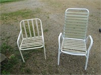 two white lawn chairs