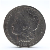 1889-CC Morgan Silver Dollar - VG