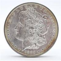 1885-O Morgan Silver Dollar - Lightly Toned