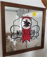 MICHELOB BEER ADVERTISING MIRROR