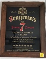 SEAGRAM'S 7 ADVERTISING SIGN