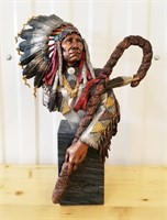 1990 Ltd Ed Sculpture Chief Red Cloud C. Pardell