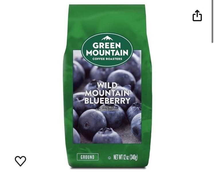 Wild mountain blueberry coffee