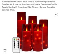 MSRP $25 LED Candles with Timer