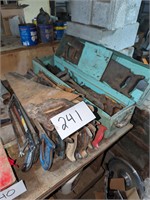 Massive Lot of Hand and Hack Saws, Saw Box