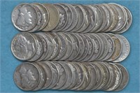 Roll of Mercury 90% Silver Dimes