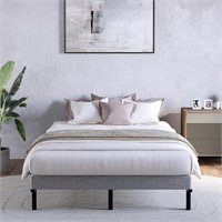 Hazena Full-Size-Bed-Frame  7 Inch Metal Full Bed