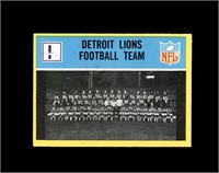 1967 Philadelphia #61 Detroit Lions TC EX+