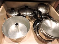Selection of bakeware, pots & pans,