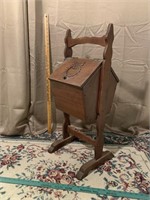 Wooden sewing stand