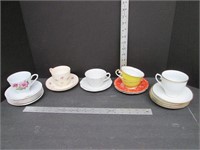 Variety of Cups & Saucers