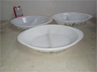 3 Plats Glass Bake