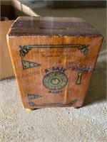 Vintage cedar souvenirs, wood bird, antique