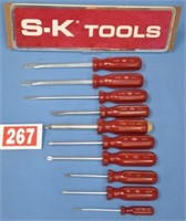 SK USA 10 pc screwdriver set (straight & Phillips)
