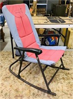 Rural King Folding Rocking Chair, Nice Condition