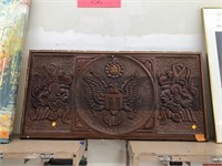 Wooden Carved Wall Hanging Approx 44x21