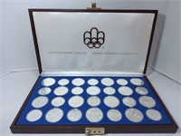 1976 Canadian Silver Olympic Coin Set - 28 Coins