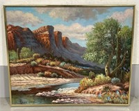(RK) Jacob Marks River By The Mountains Oil