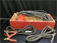Wood Box,Electrical Cord and Cables