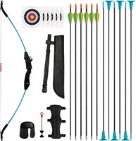 New Archery Bow and Arrow Set 15 Pounds Kids Recur