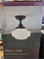 Allen and roth semi flushmount ceiling fixture