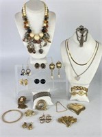 Selection of Costume Jewelry Including Trifari