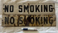 No Smoking Metal Signs