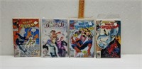 Lot of 4 Comics Books- 3 Web of Spiderman