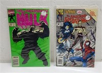 Lot of 2 Comic Books- Hulk and Spiderman