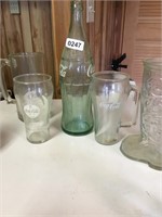 Group of assorted glasses