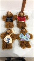 Set of 4 1983 ALF hand puppets