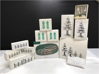 Dept56 Accessories-Village Porcelain Pine Small