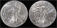 2017 & 2018 AMERICAN SILVER EAGLES