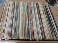 BOX LOT OVER 75 ASSORTED VINTAGE VINYL RECORDS