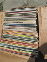 BOX LOT OVER 75 ASSORTED VINTAGE VINYL RECORDS