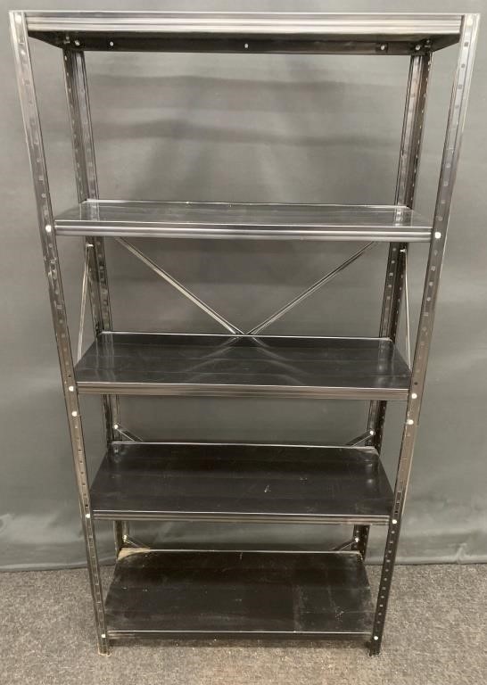 Black Metal Shelf w/5 Shelves (#2)