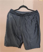Large Nylon Shorts with 2 pockets, Black