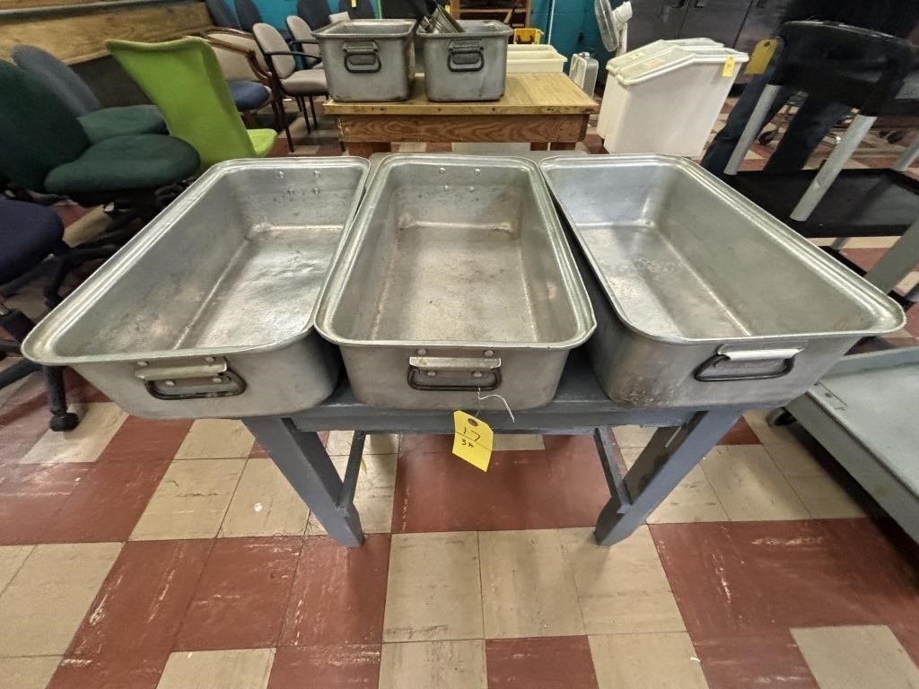 3 Stainless Pans