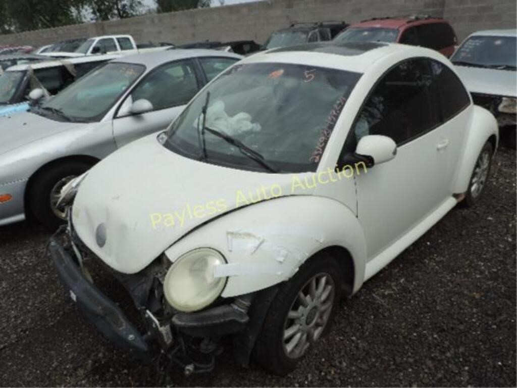 2004 Volkswagen Beetle 3VWCK31C24M416794 White