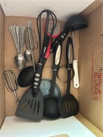 Assorted Spatulas and Kitchen Utensils