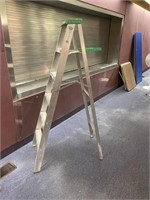 Metal Ladder Green Top
