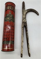 2 pcs,Fire Extinguisher,Fireman Hook