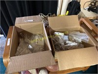 2 Boxes of Assorted Jewelry - Rings, Bracelets