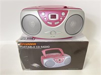 Sylvania pink portable radio new in box